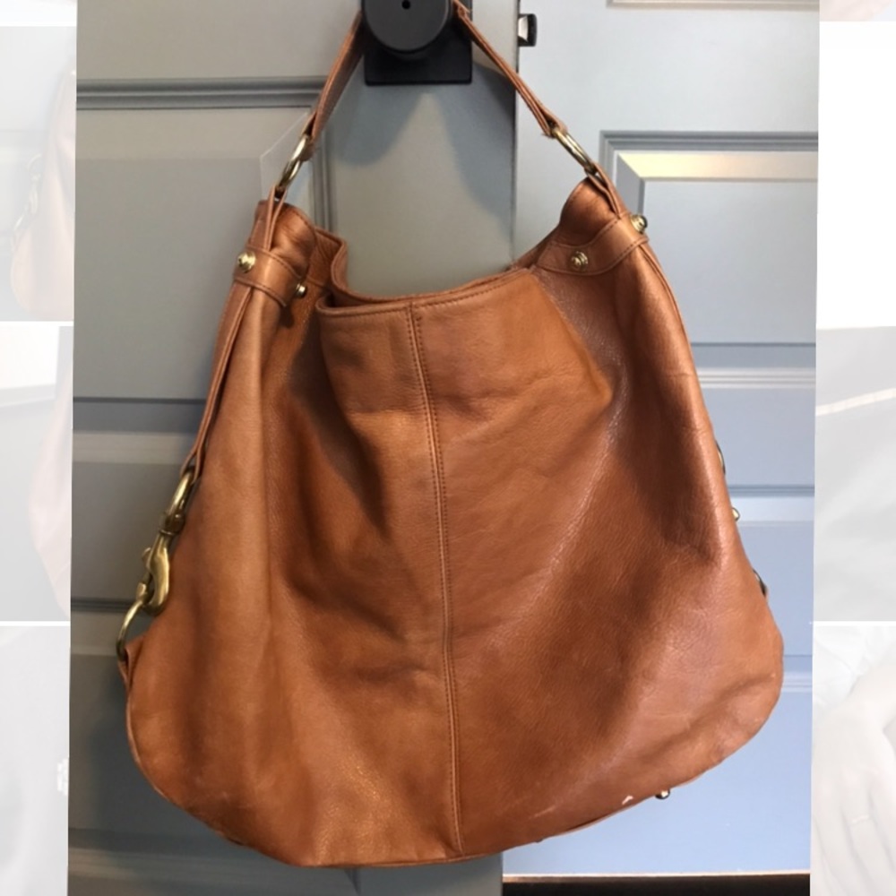 Rebecca Minkoff camel leather Nikki Hobo bag